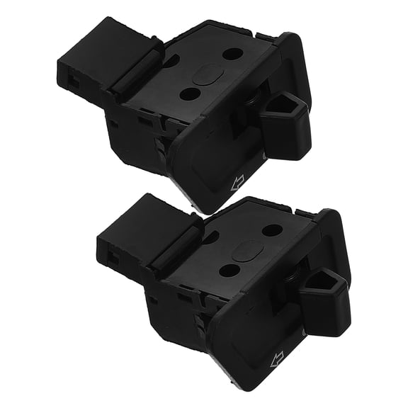 WORGEOUS 2 Pcs Scooter Switch Exhaust Vents Motorcycle Switch 4.40X2.20X2.10CM Black