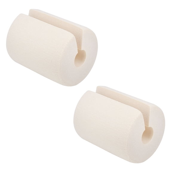 WORGEOUS 2 Pcs Security Card Holder Door Bar Knob Lock Baby Child Beige