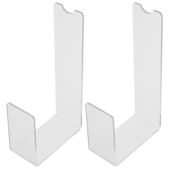 WORGEOUS 2 Pcs Shoes Display Rack Lifter Adult Stand Child Transparent