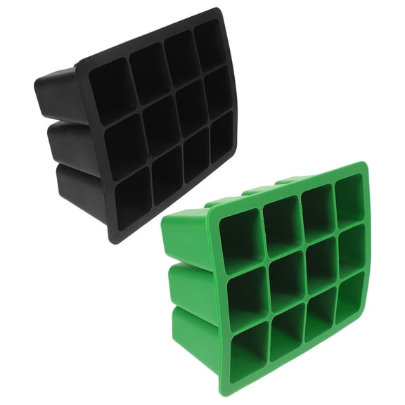 WORGEOUS 2 Pcs Silicone Seedling Pot Microgreens Growing Trays