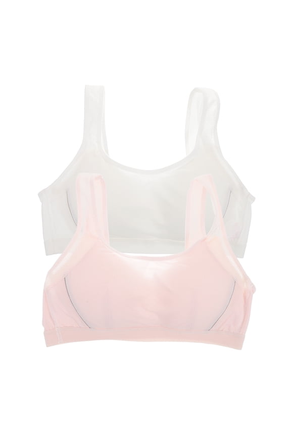2 Pcs Sports Bra Casual Wear Cotton Junior High School Student