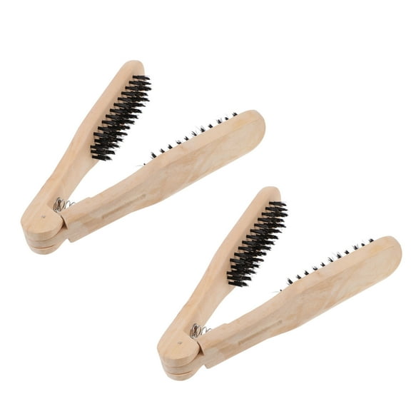 HINTRMENT Hair Straightening Brush Professional 2Pack 8.7x1.6In