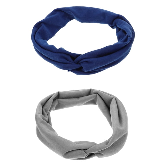 WORGEOUS 2 Pcs Sweat-absorbing Hairband Yoga Wide Headband