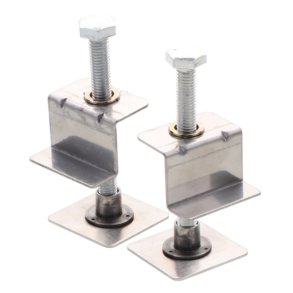 ADDHAT Tile Leveling Tools Iron Wall Tile Leveling Apparatuses 2Pcs 3.93X1.97X1.97in