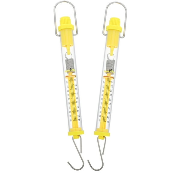 2pcs Newton Weight Scale for Physics Teaching High Precision Plastic and Metal 10N Capacity