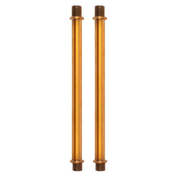 WORGEOUS 2 Pcs Wall Lamp Connection Tube Handheld Light Parts Support Rod Bracket Screen Golden