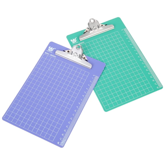 WORGEOUS  2 Pcs Writing Splint Hospital Boards Rounded Corners Clipboard Nurse