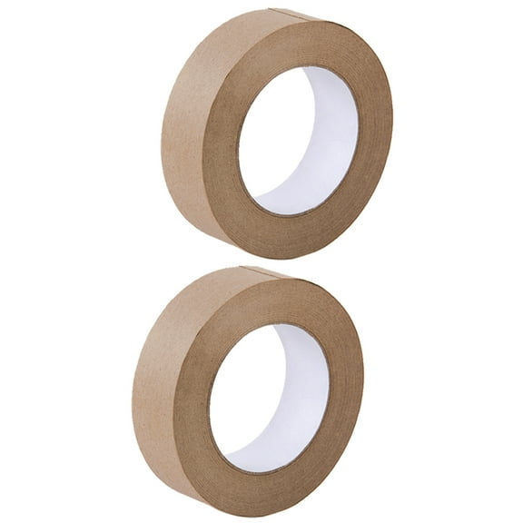 WORGEOUS 2 Roll Anti Adhesive Tape Photo Frame Sealing Tape 5000X4.8X0.1CM Light Brown