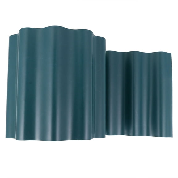 WORGEOUS 2 Rolls Border Path Edging Lawn Flower Bed Fence Ripple Garden Rolling Fence