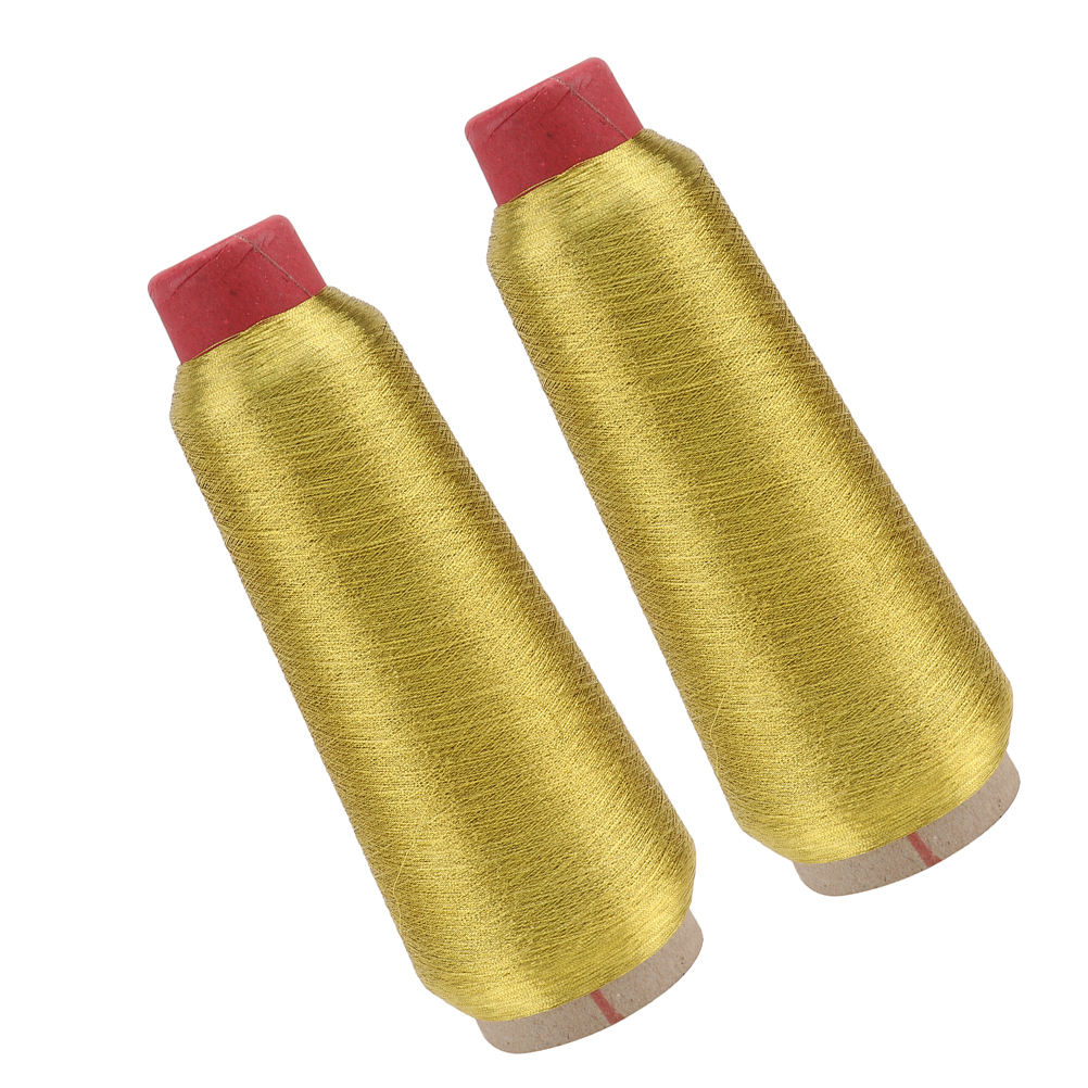 WORGEOUS 2 Rolls Reflective Glitter Thread Machine Embroidery Thread ...