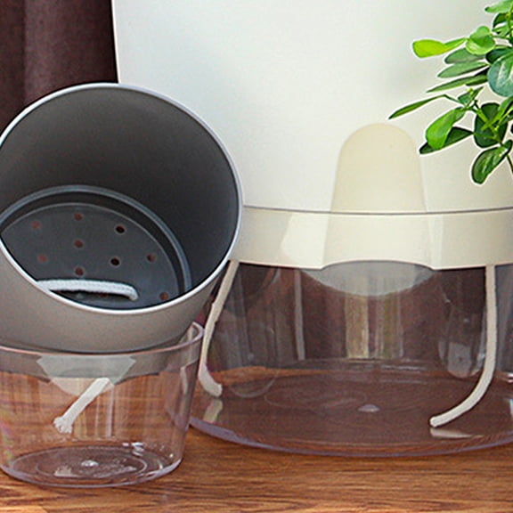 BESTYASH Plant Root Watering Thread, Absorbent Wick Rope for Potted Plants, White, Efficient Self-Watering Solution