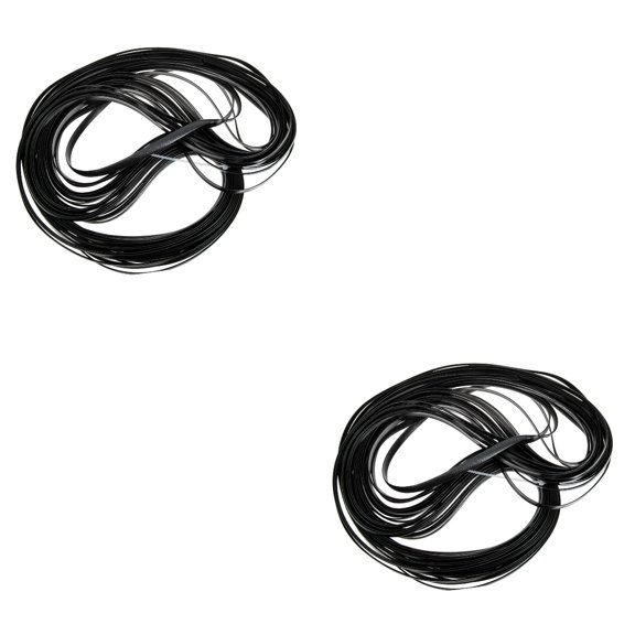 WORGEOUS 2 Rolls of Plastic Rattan Weaving Material Diy Rattan Chair Repair Material