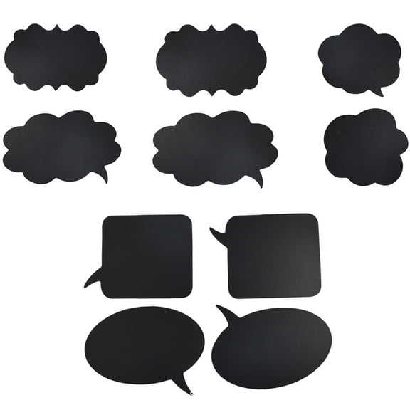 WORGEOUS  2 Sets/20pcs Party Decoration Props Photo Graduation Selfie Black