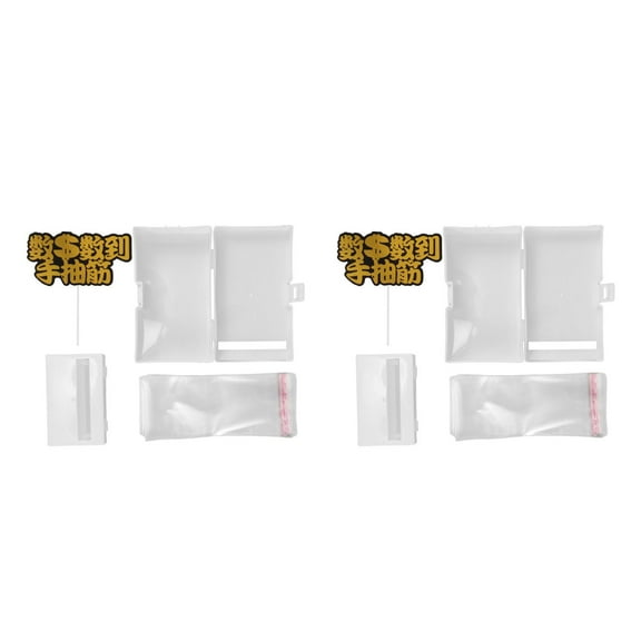 WORGEOUS 2 Sets Birthday Cake Money Pull Box Cake Money Box Money Cake Pull Out Box Money Pulling Box Cake Money Pull Out Case Birthday Supply