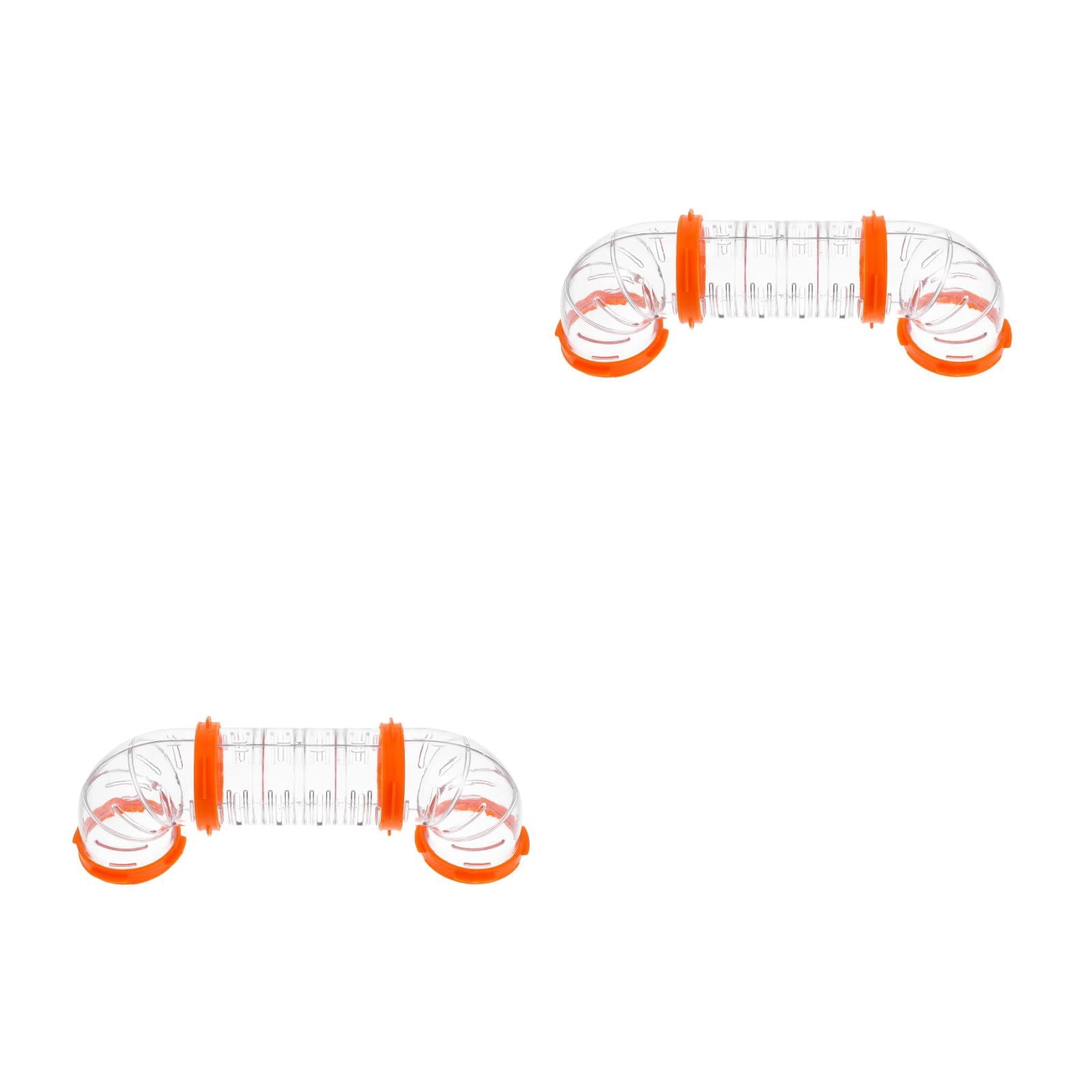 View of WORGEOUS 2 Sets DIY Cage Tunnels Hamster Cage External Tube DIY ...