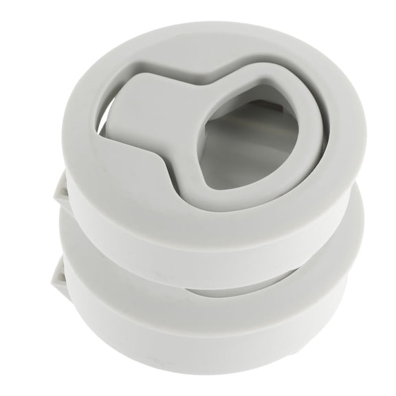 WORGEOUS 2 Sets Expander Prop Hatch Latch 6.10X6.10X3.50CM White