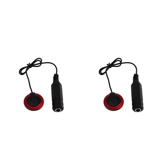 WORGEOUS 2 Sets  Musical Instrument Guitar Pickup Portable Compact Guitar Sound Pickup