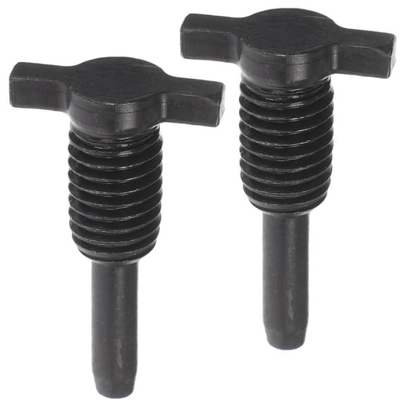 WORGEOUS 2 Sets Pointed Protector Jack Oil Return Valve 3.70X2.20X1.00CM Black