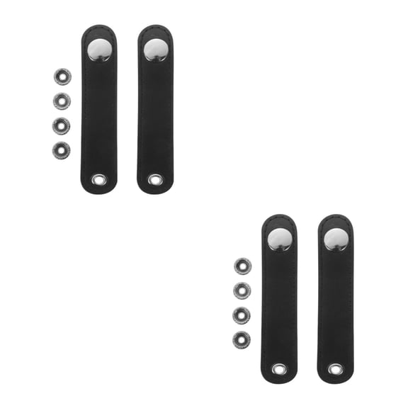 WORGEOUS 2 Sets Universal Accordion Below Straps with Buckles Double-layer Below Straps