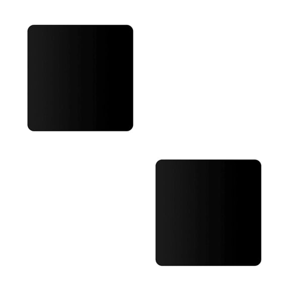 WORGEOUS 2 pcs Acrylic Mirror Board Multi-use Reflection Board Makeup Photography Background