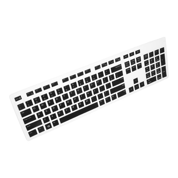 WORGEOUS 2 pcs Chic Dust-proof Cover Compatible for Dell KB216 Wired Keyboard (Black)