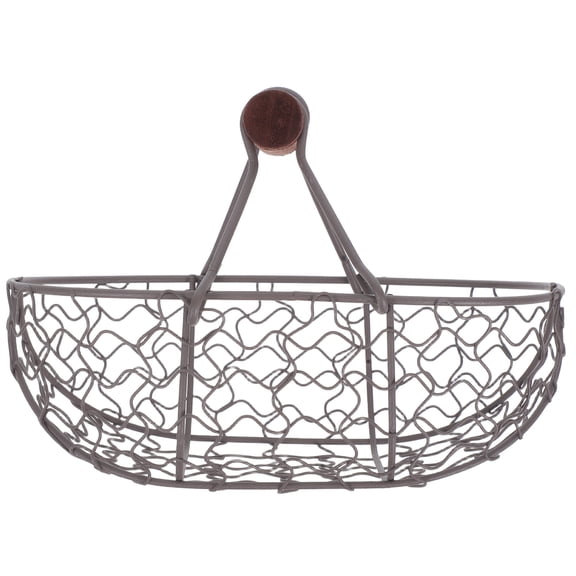 WORGEOUS 2 pcs  Creative Storage Basket Retro Old Storage Holder Large Egg Storage Container