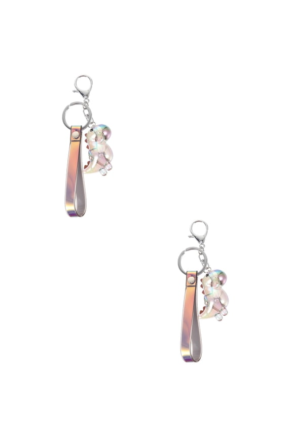 2 pcs Dinosaur Key Key Ring Key Pendant Bag Decoration