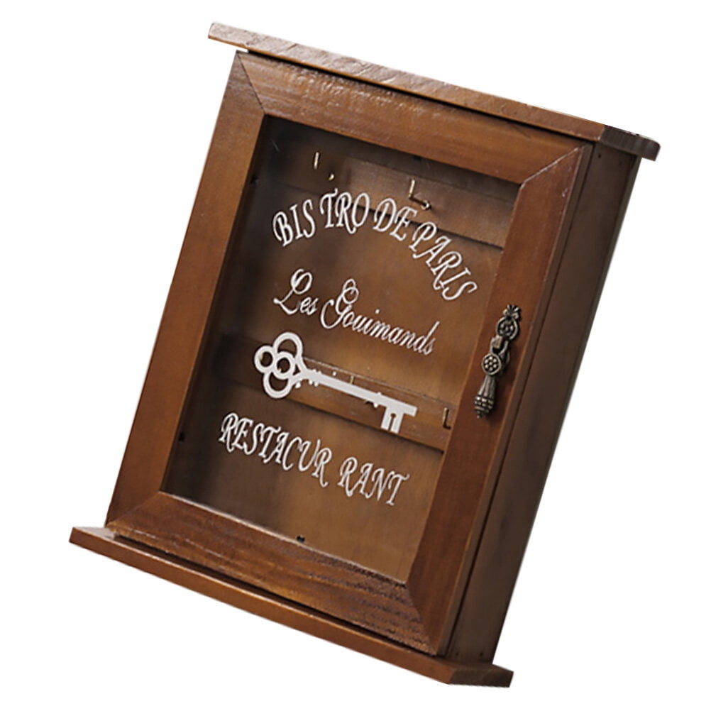 Room Key Case WORGEOUS 2-Pack Wooden Key Holder Boxes for Home, Hallway & Living Room ...