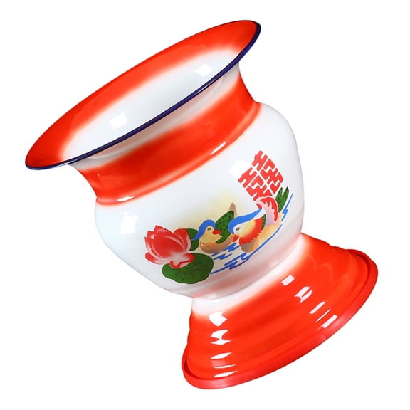 FUEENIRVA Lightweight Compact Chinese Style Spittoon for Adults 2Pcs