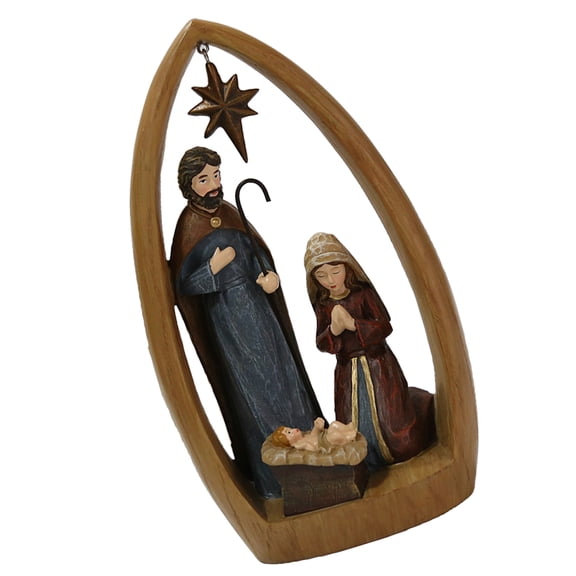 GETAJGHSD Christian Decoration Resin Art Crafts Unique Figurines for Home Office 2Pcs