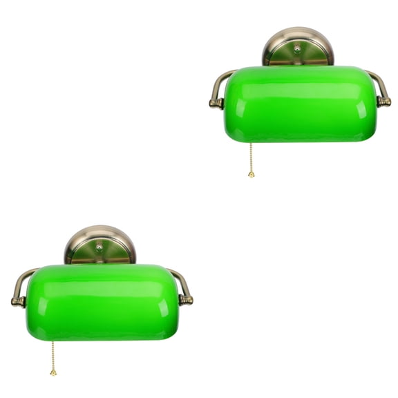 WORGEOUS 2 pcs Vintage Style Wall Lamp Durable Bedside Light Bank Lamp Housewarming Gift