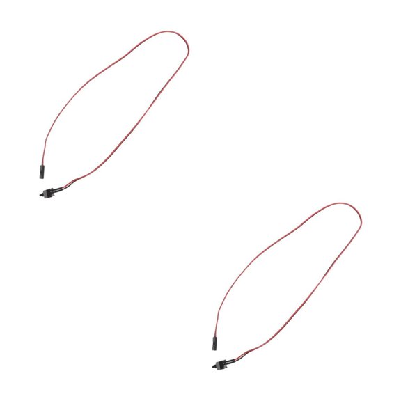 WORGEOUS 20 PCS Desktop Power Cable ATX Computer Chassis On Off Restart Button Accessory