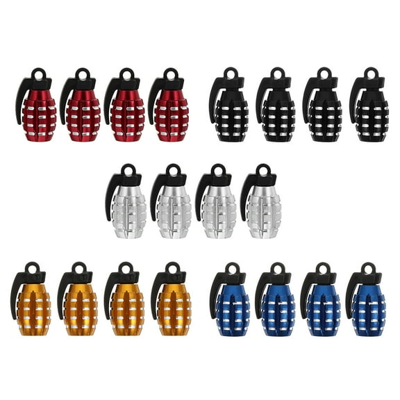 WORGEOUS 20 Pcs Blank Cassette Tapes Valve Cap Universal Tire Caps for SUVs Man