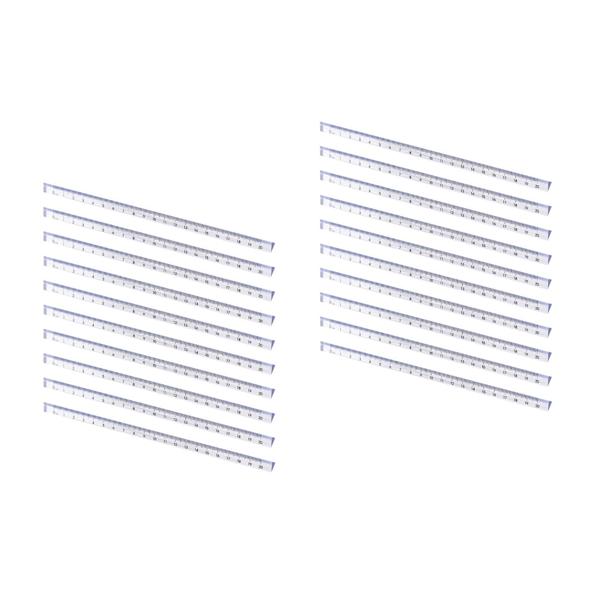 YSNOOWE Plastic Scale Ruler Transparent for Professionals Proportioning ...