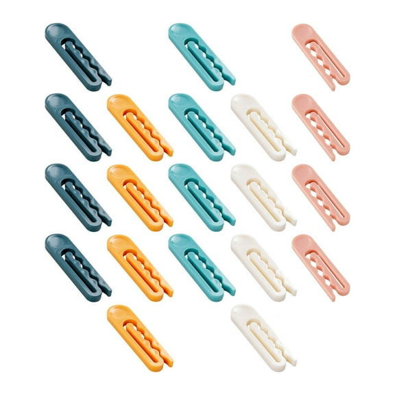 WORGEOUS  20 Pcs Dry Clothes Rack Underwear Windproof Clip Towel Clamps