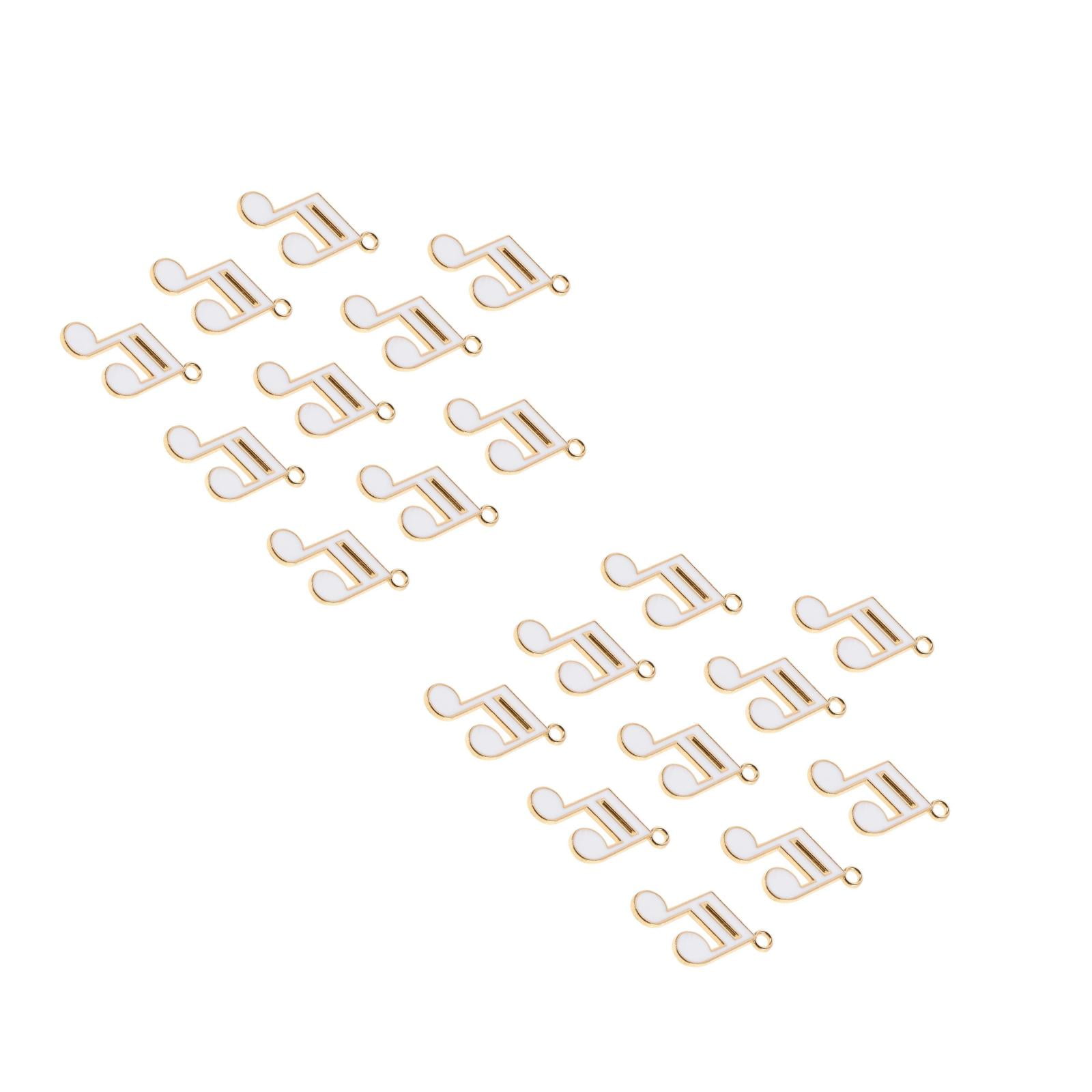 PATIKIL 150pcs Mini Musical Charm Pendants - Silver Tone Alloy, For Jewelry Making DIY Bracelets & Necklaces