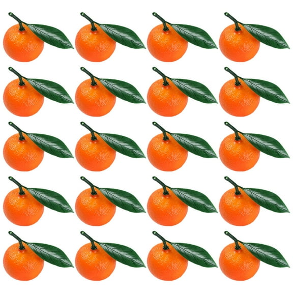 WORGEOUS 20 Pcs Fake Orange Decoration Mandarin Oranges Artificial