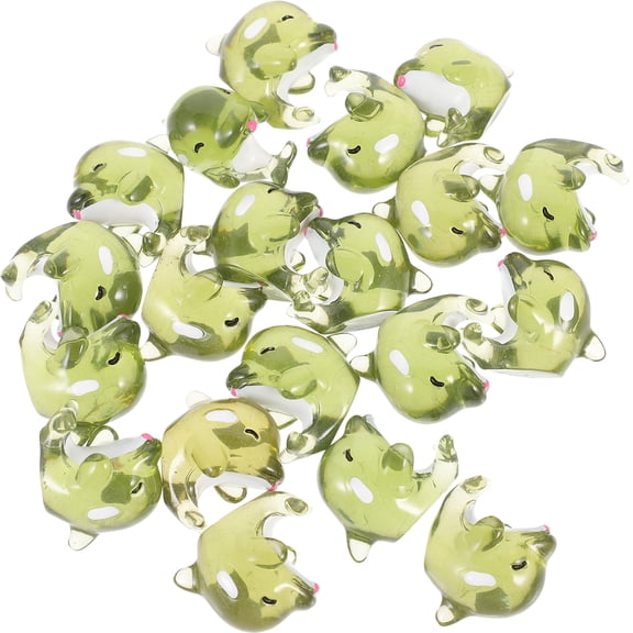 Cute Dolphin Figurines for Decor Made of Resin 20 Pieces Miniature Ornaments for Garden Supplies