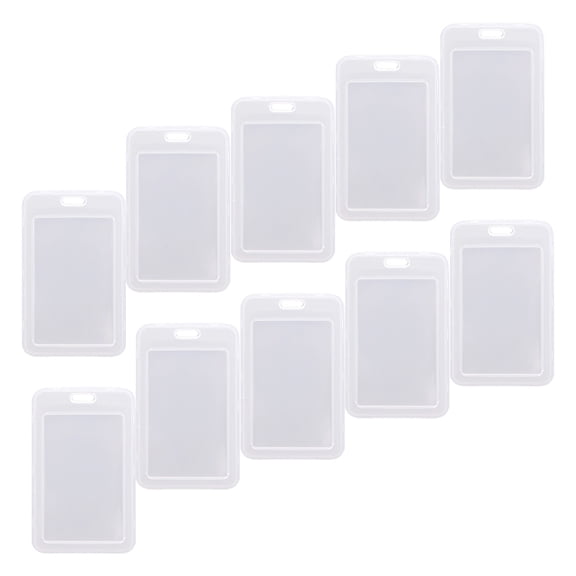 WORGEOUS  20 Pcs Name Tag Holder Blank Card Business Holders Travel Nurse