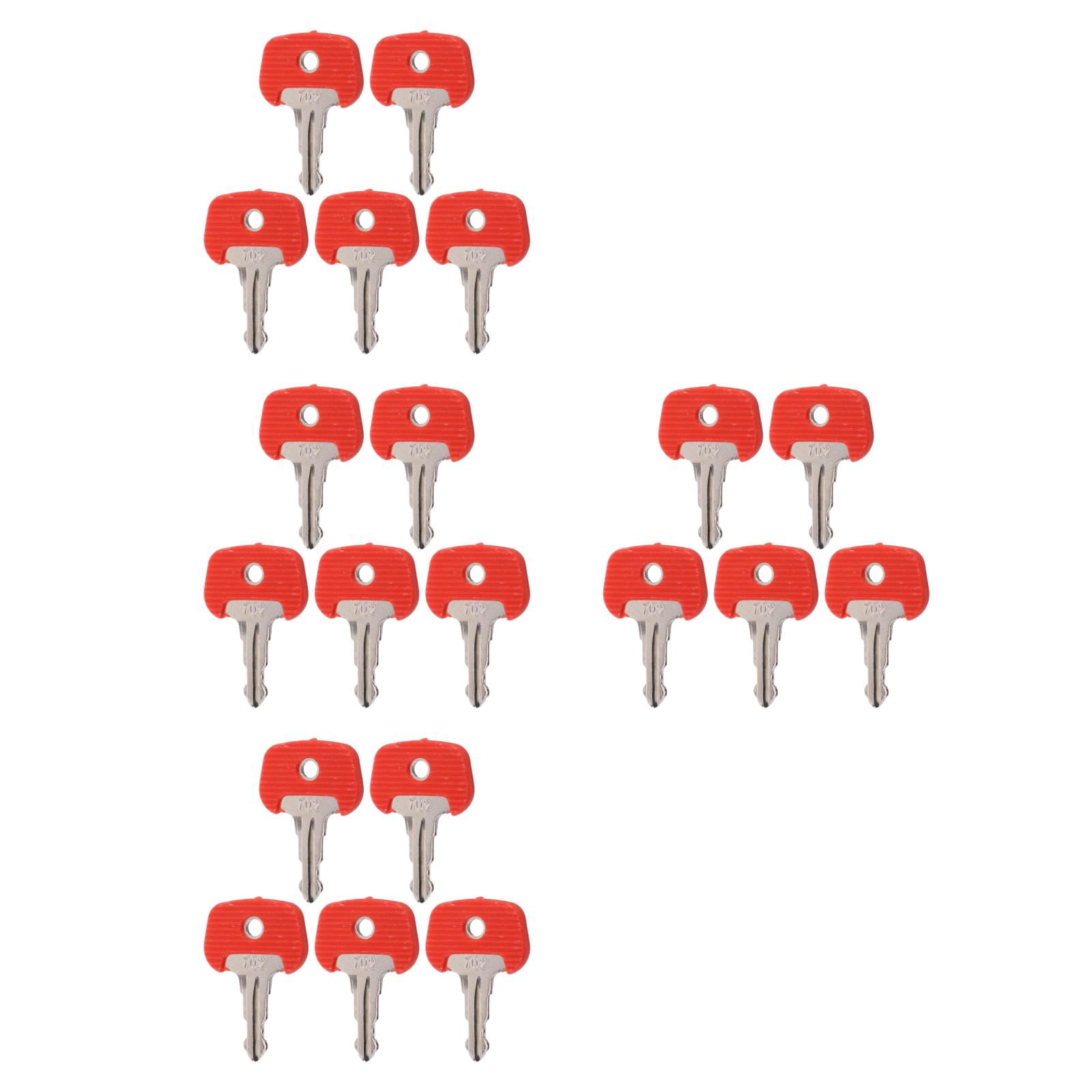 Set Of 5 Forklift Ignition Start Switch Keys - Fits Nissan 1A Type Forklift Trucks & Equipment