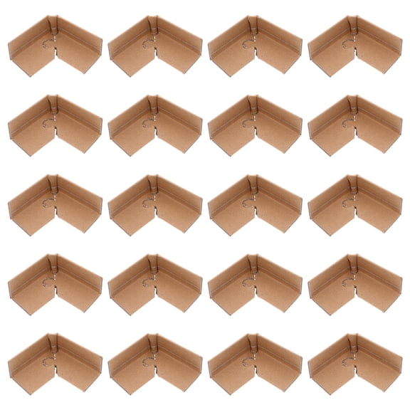 Paper Edge Corner Protectors for Shipping Boxes and Cartons 20pcs Packaging Protection