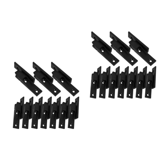 WORGEOUS 20 Sets Plastic Joint Fasteners Partition Fasteners Wardrobe Connectors For Concealed Panel Joint Connectors Furniture Connecting Fasteners