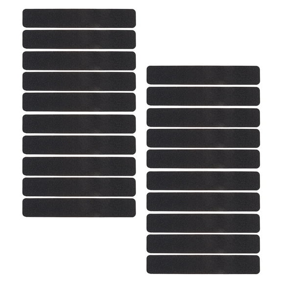 WORGEOUS  20 Sheets Frosted Non-slip Floor Stickers Simple Pattern Design Indoor