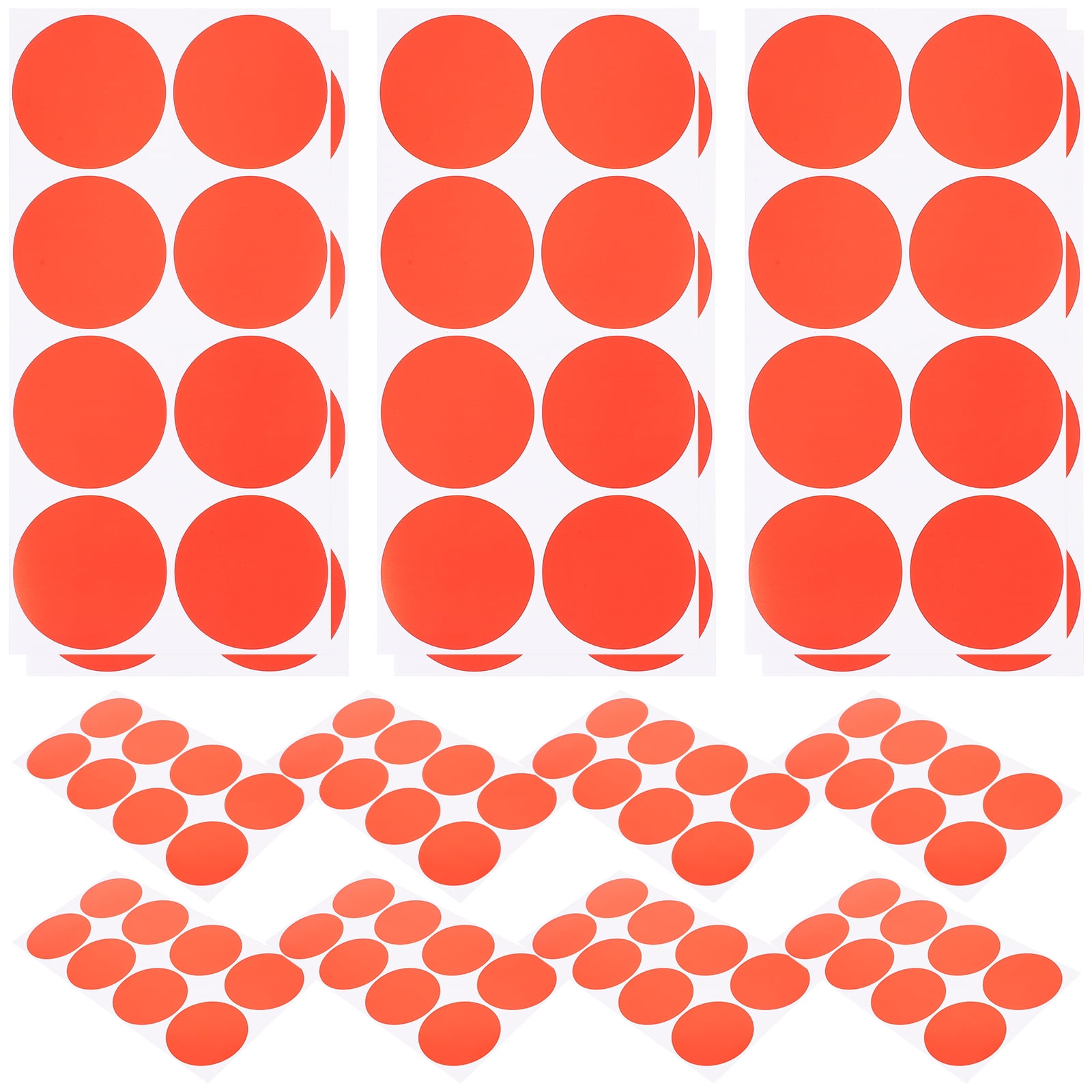 GOOHOCHY Color Label Stickers Red 20 Sheets 160 Pcs 2in X 0.4in ...