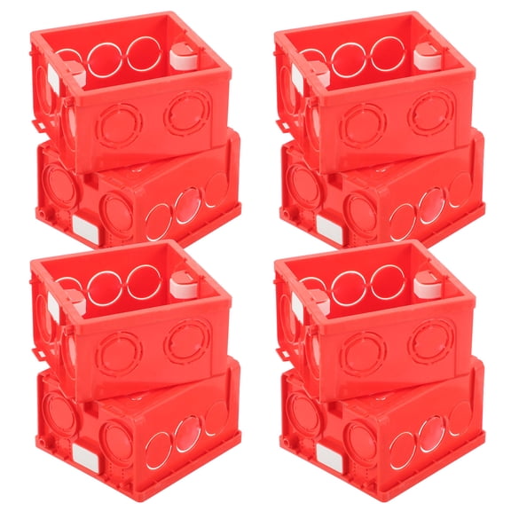 WORGEOUS 20-Pack 86 Type Wall Socket Installation Boxes for Hidden Wiring and Secure Electrical Outlet Setup