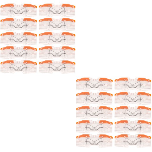 WORGEOUS 20 pcs Lever Connectors Quick Splicing Terminal Block Wire Cable Connectors