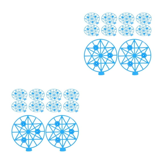 WORGEOUS 20 pcs  Melon Cradle Plastic Pumpkin Support Watermelon Holder Stand Trellis Squash Cradles Garden Supports for Cantaloupe Honeydew Pumpkin Blue