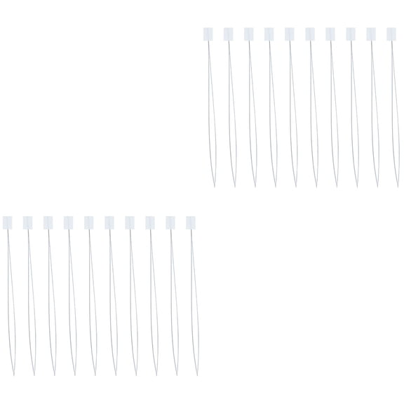 WORGEOUS 20 pcs Needle Threaders Beading Needle Hand Sewing Wire Loop Threader Sewing Accessories