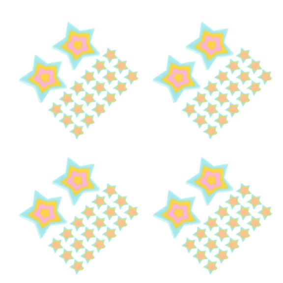 WORGEOUS 200 pcs  Cartoon Miniature Eraser Multi-function Mini Erasers Small Erasers Mini Novelty Erasers Household Star Erasers Bulk Mini Erasers Tiny Erasers Delicate Miniature Erasers