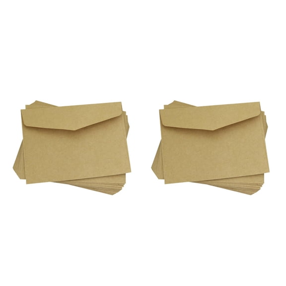 YSNOOWE Classic Kraft Envelopes Khaki Perfect Workmanship for Documents 200Pcs